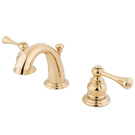 Kingston Brass KB912BL Vintage Widespread Bathroom Faucet, Polished Brass KB912BL